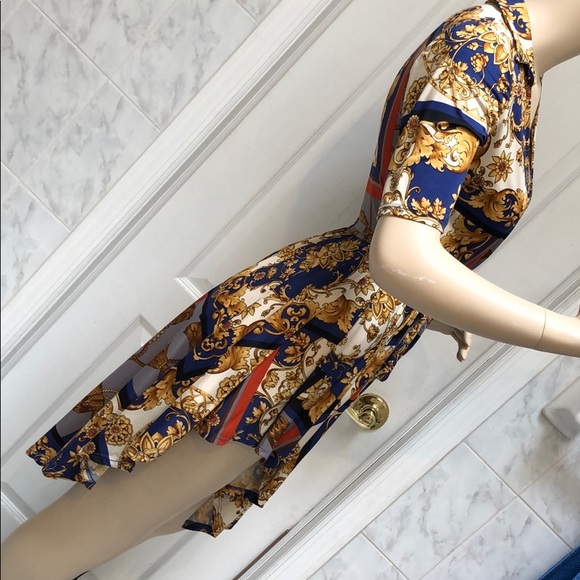 2 LEFT! CREAM ROYAL DRESS - Picture 6 of 8